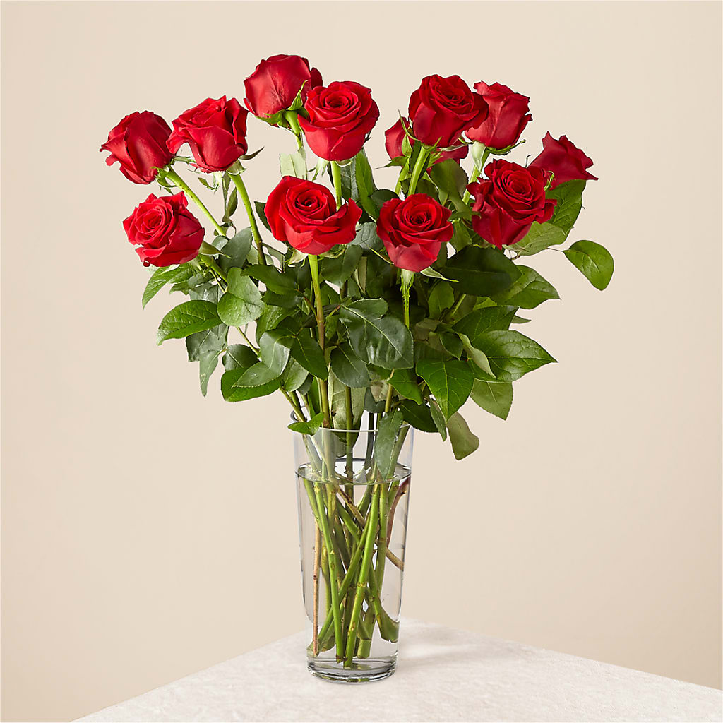 Long Stem Red Rose Bouquet – Baldwin Park Florist, Baldwin Park CA
