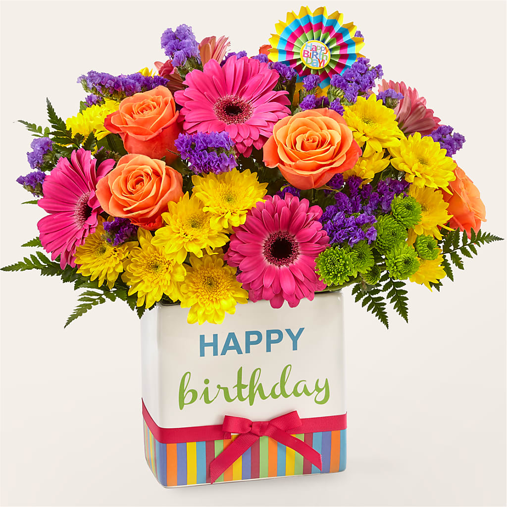 Birthday Brights Bouquet – Baldwin Park Florist, Baldwin Park CA