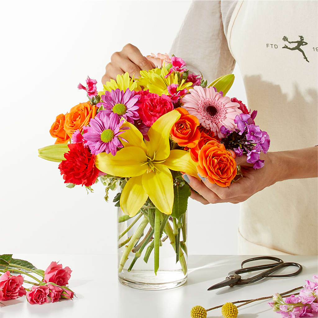 Cue the Confetti - A Florist Original – Baldwin Park Florist, Baldwin Park CA