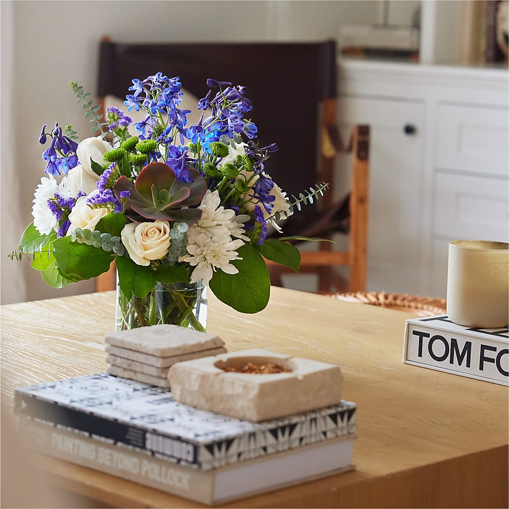 Cerulean Waves Bouquet – Baldwin Park Florist, Baldwin Park CA