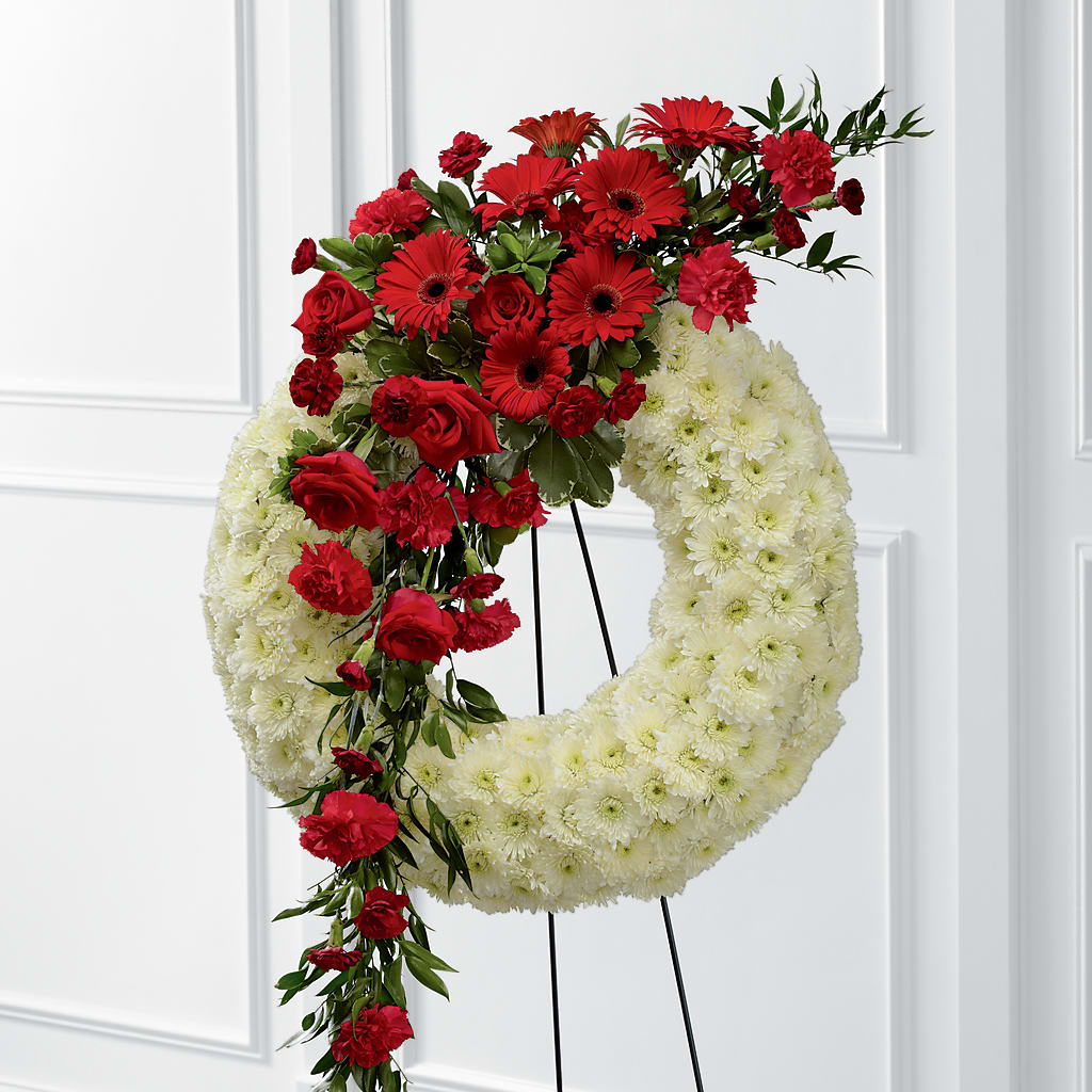 Graceful Tribute Wreath – Baldwin Park Florist, Baldwin Park CA