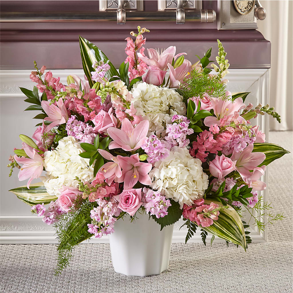 Simply Serene Floor Basket – Baldwin Park Florist, Baldwin Park CA