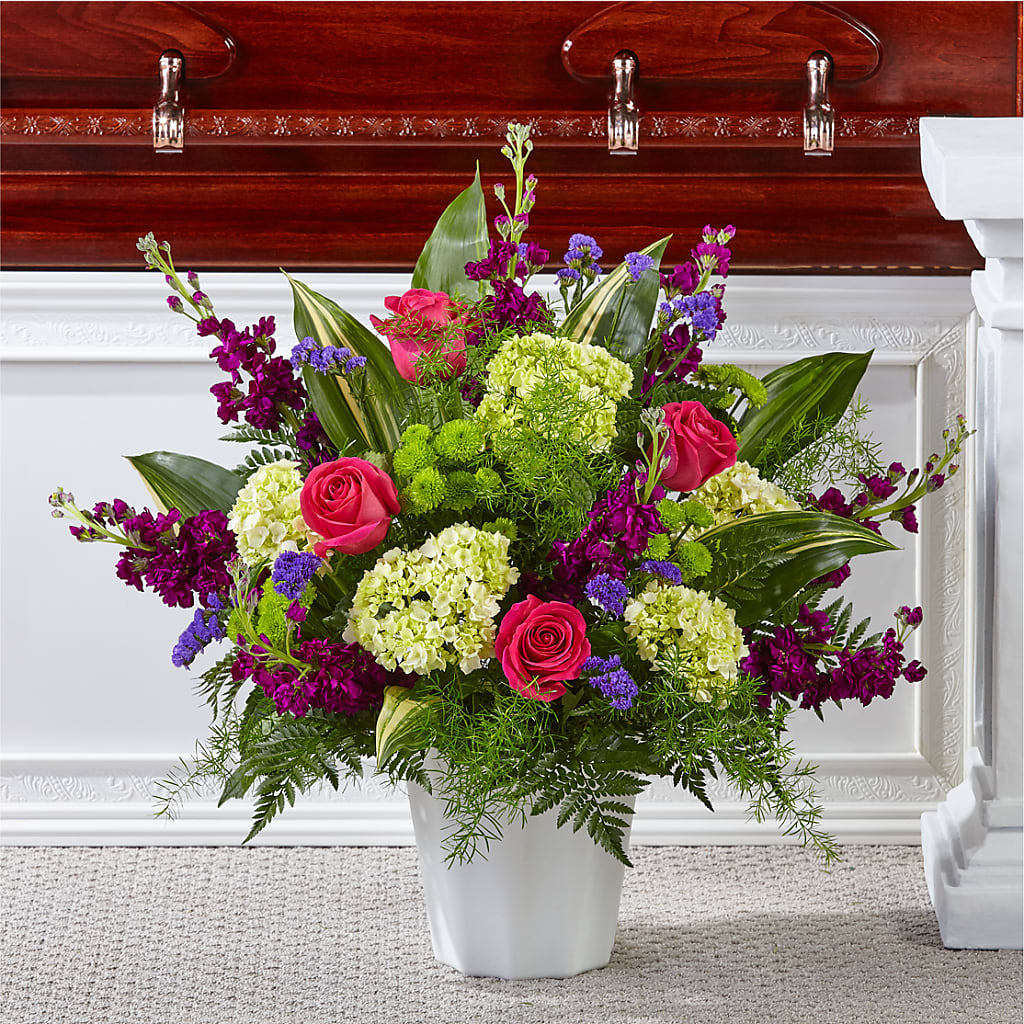 Beautiful Horizons Floor Basket – Baldwin Park Florist, Baldwin Park CA