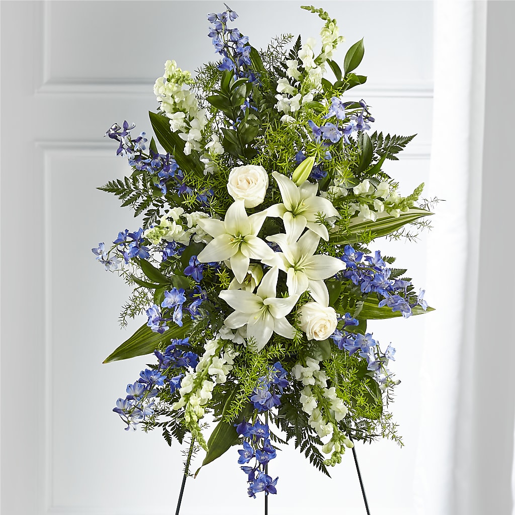 Faithful Friend Standing Spray – Baldwin Park Florist, Baldwin Park CA