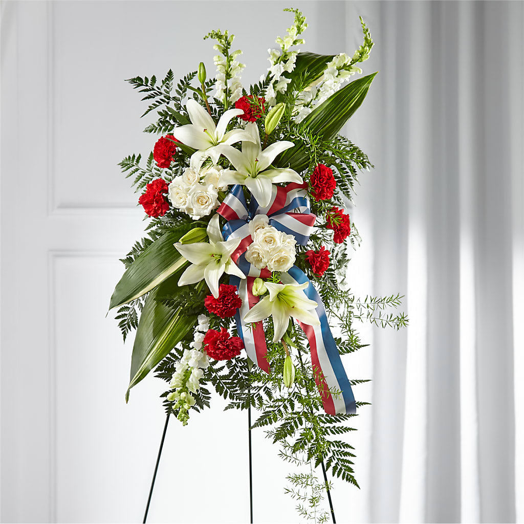 Stars of Life Standing Spray – Baldwin Park Florist, Baldwin Park CA
