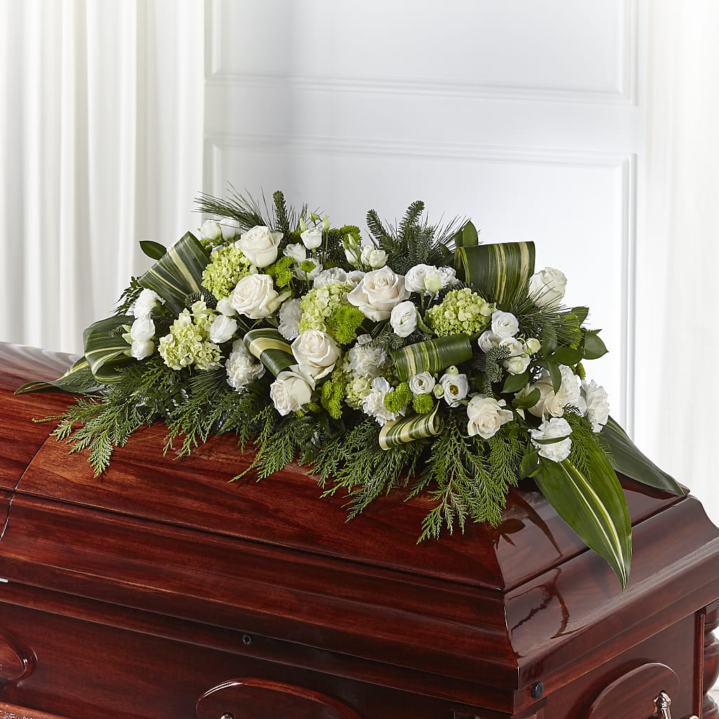 Hopeful Gesture Casket Spray – Baldwin Park Florist, Baldwin Park CA