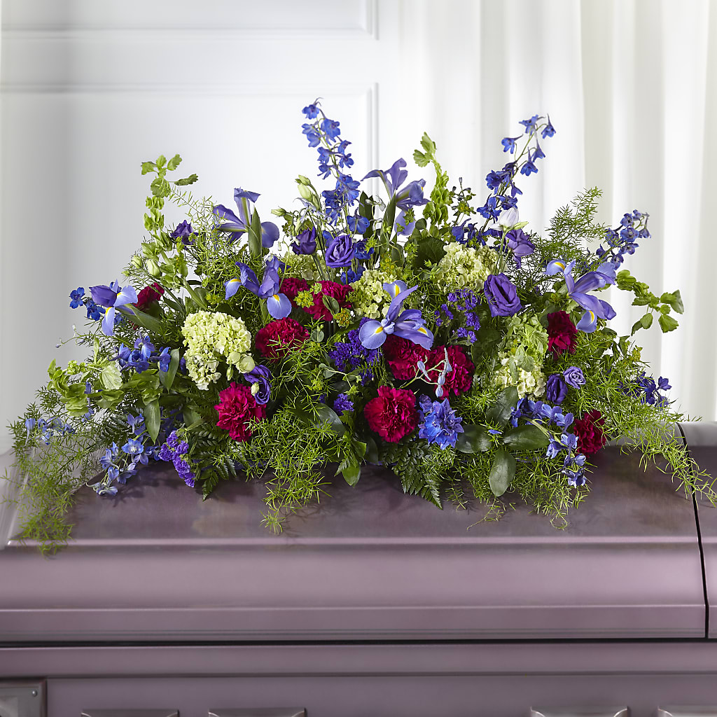 Always Treasured Casket Spray – Baldwin Park Florist, Baldwin Park CA