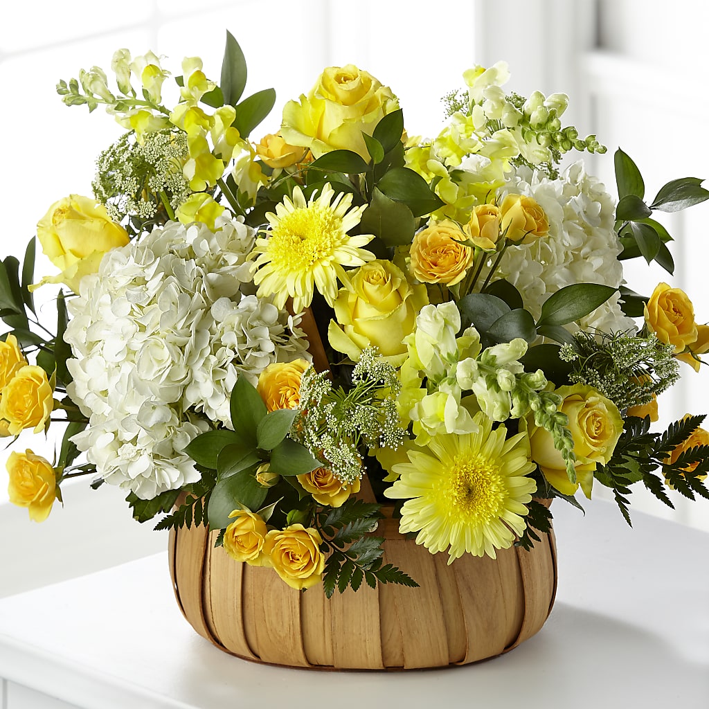 Rustic Remembrance Basket – Baldwin Park Florist, Baldwin Park CA