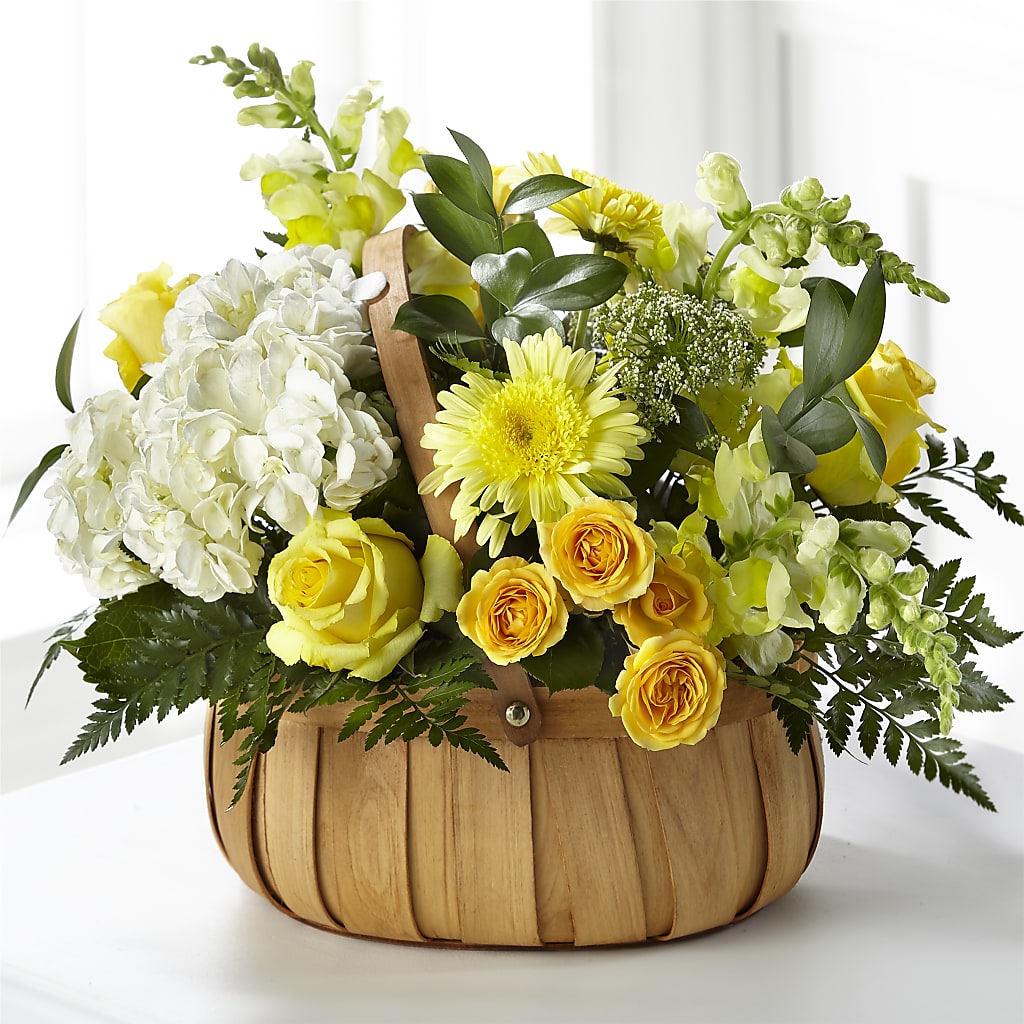 Rustic Remembrance Basket – Baldwin Park Florist, Baldwin Park CA