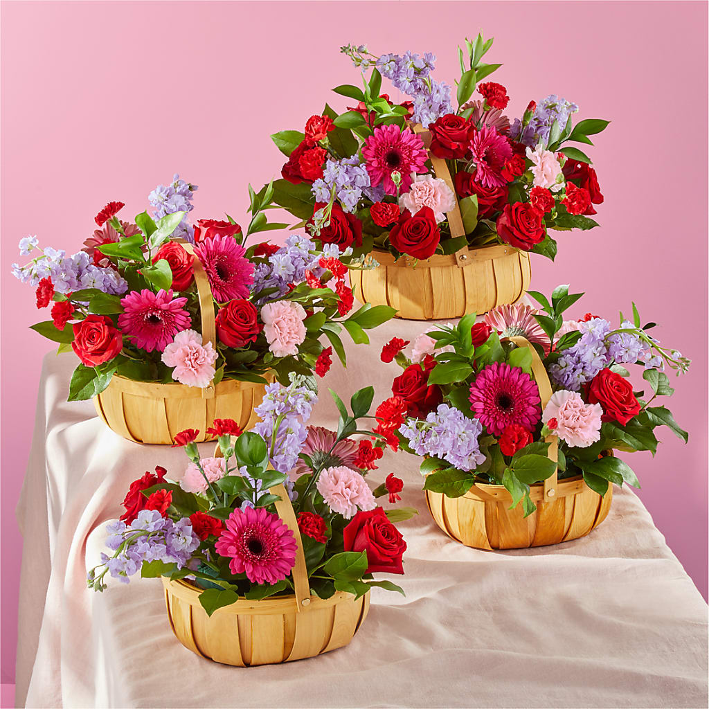 Pink Picnic Basket – Baldwin Park Florist, Baldwin Park CA