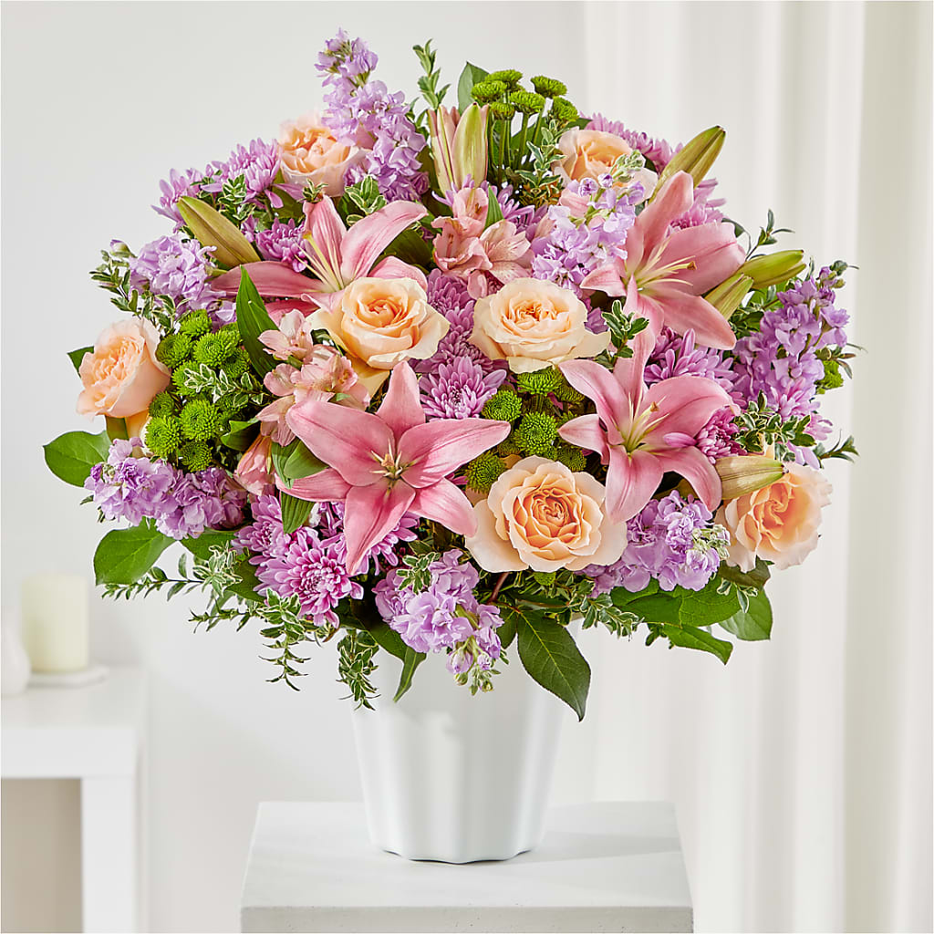 Supportive Embrace Tabletop Basket – Baldwin Park Florist, Baldwin Park CA