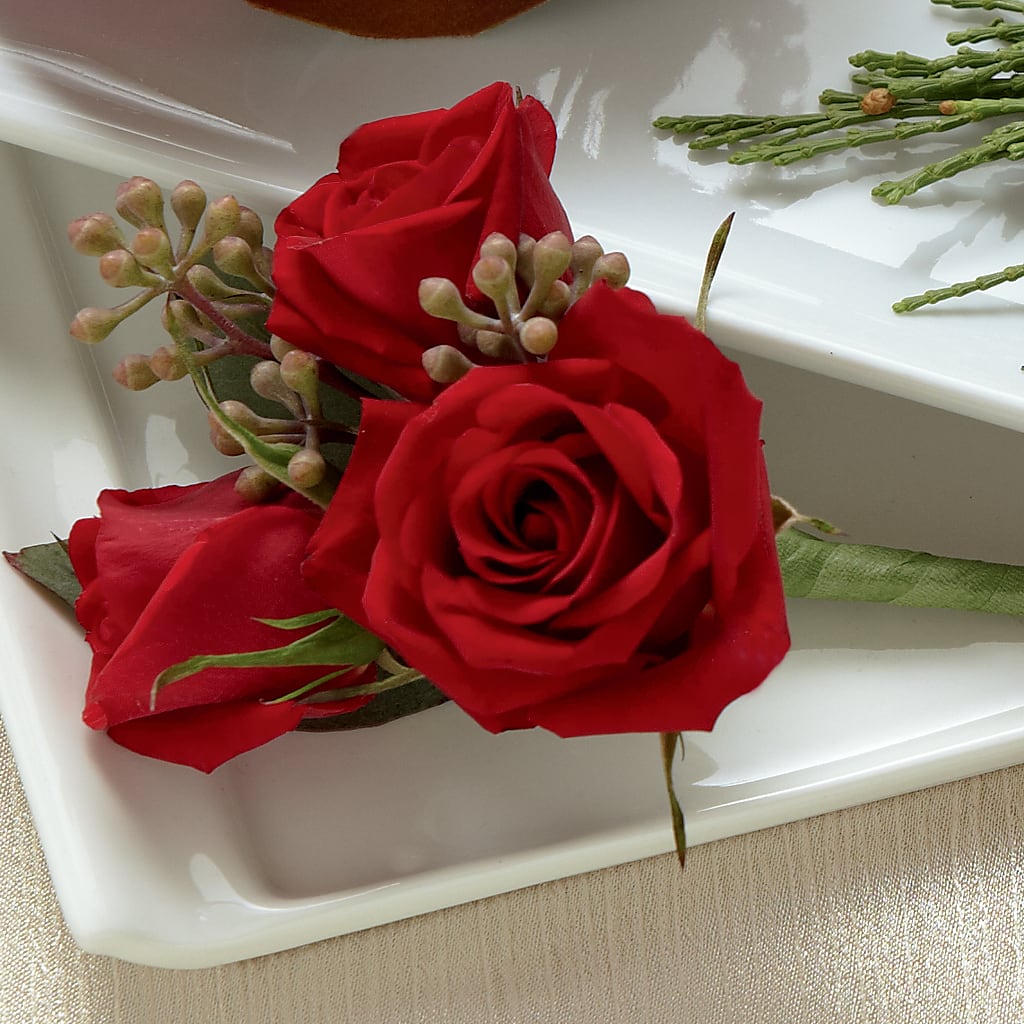 Red Spray Rose Boutonniere – Baldwin Park Florist, Baldwin Park CA