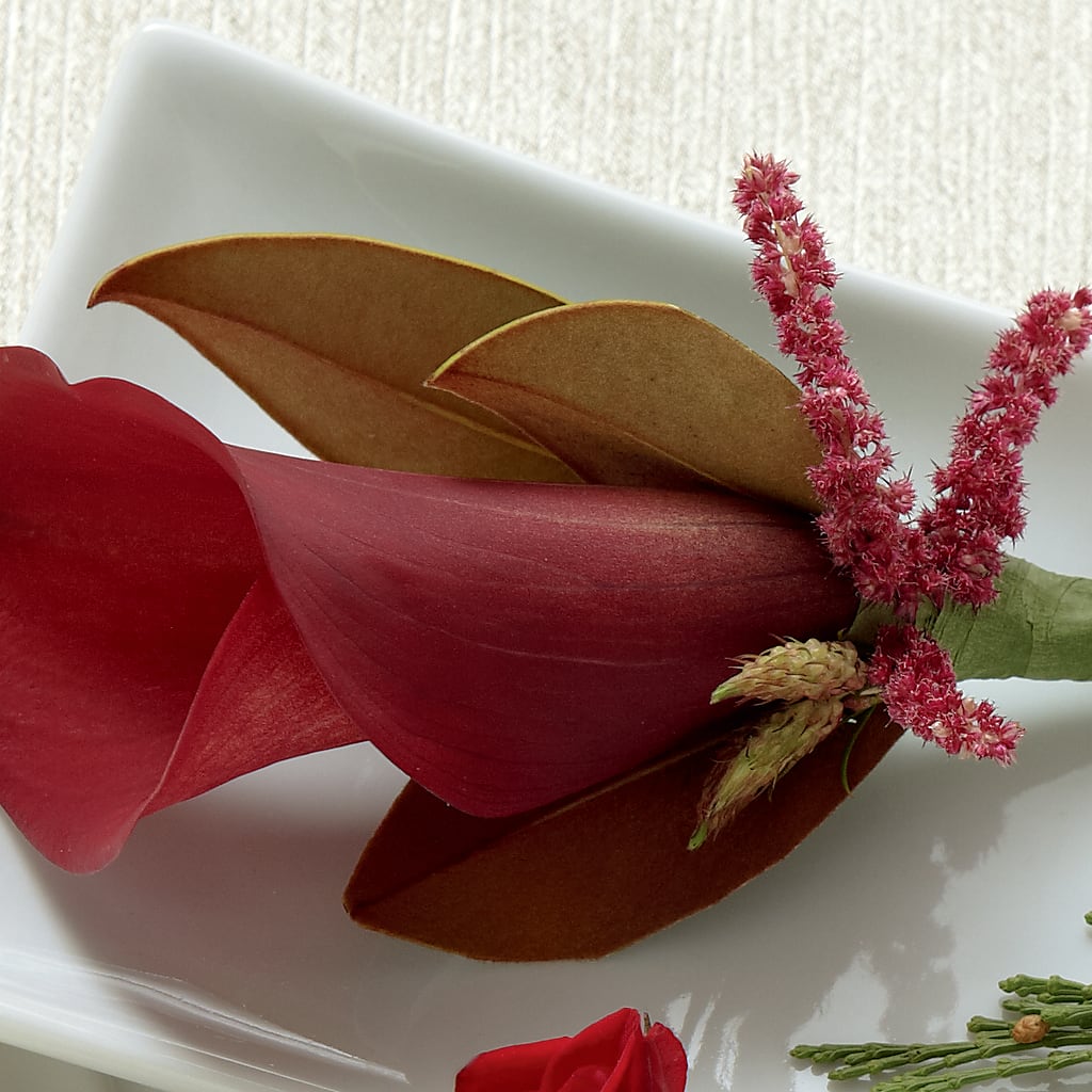 Red Calla Boutonniere – Baldwin Park Florist, Baldwin Park CA