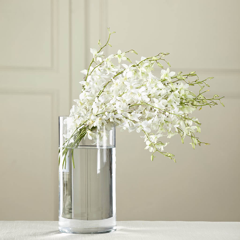 White Dendrobium Bouquet – Baldwin Park Florist, Baldwin Park CA