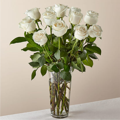 Long Stem White Rose Bouquet –  Baldwin Park Florist, Baldwin Park CA