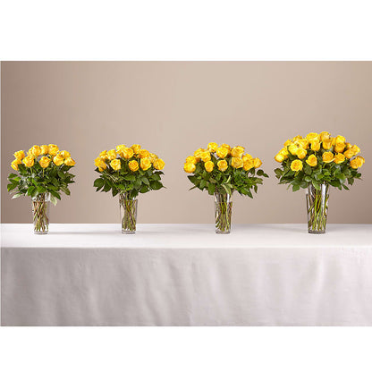 Long Stem Yellow Rose Bouquet –  Baldwin Park Florist, Baldwin Park CA