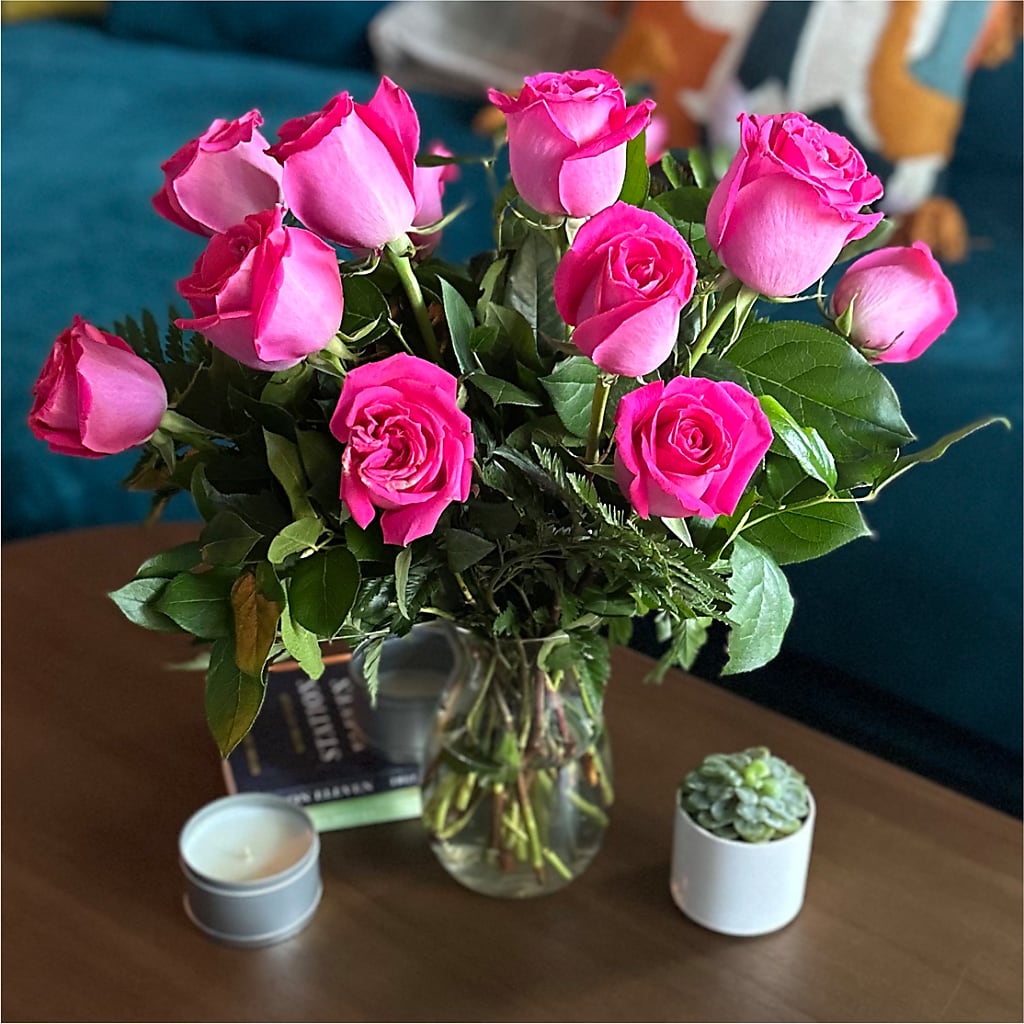 Long Stem Pink Rose Bouquet –  Baldwin Park Florist, Baldwin Park CA
