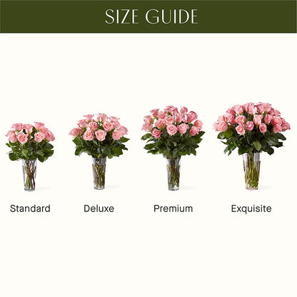 Long Stem Pink Rose Bouquet –  Baldwin Park Florist, Baldwin Park CA