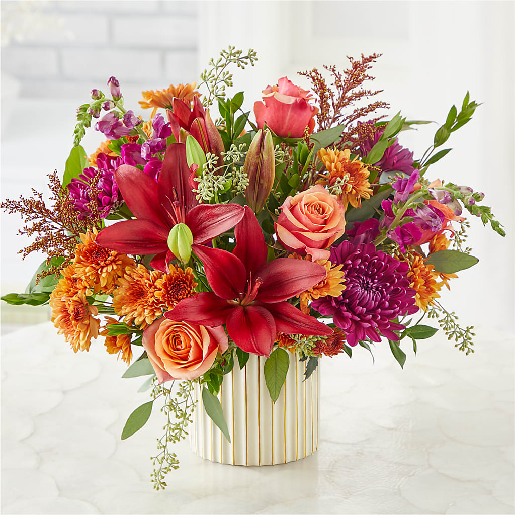 Burgundy Landscape Bouquet –  Baldwin Park Florist, Baldwin Park CA