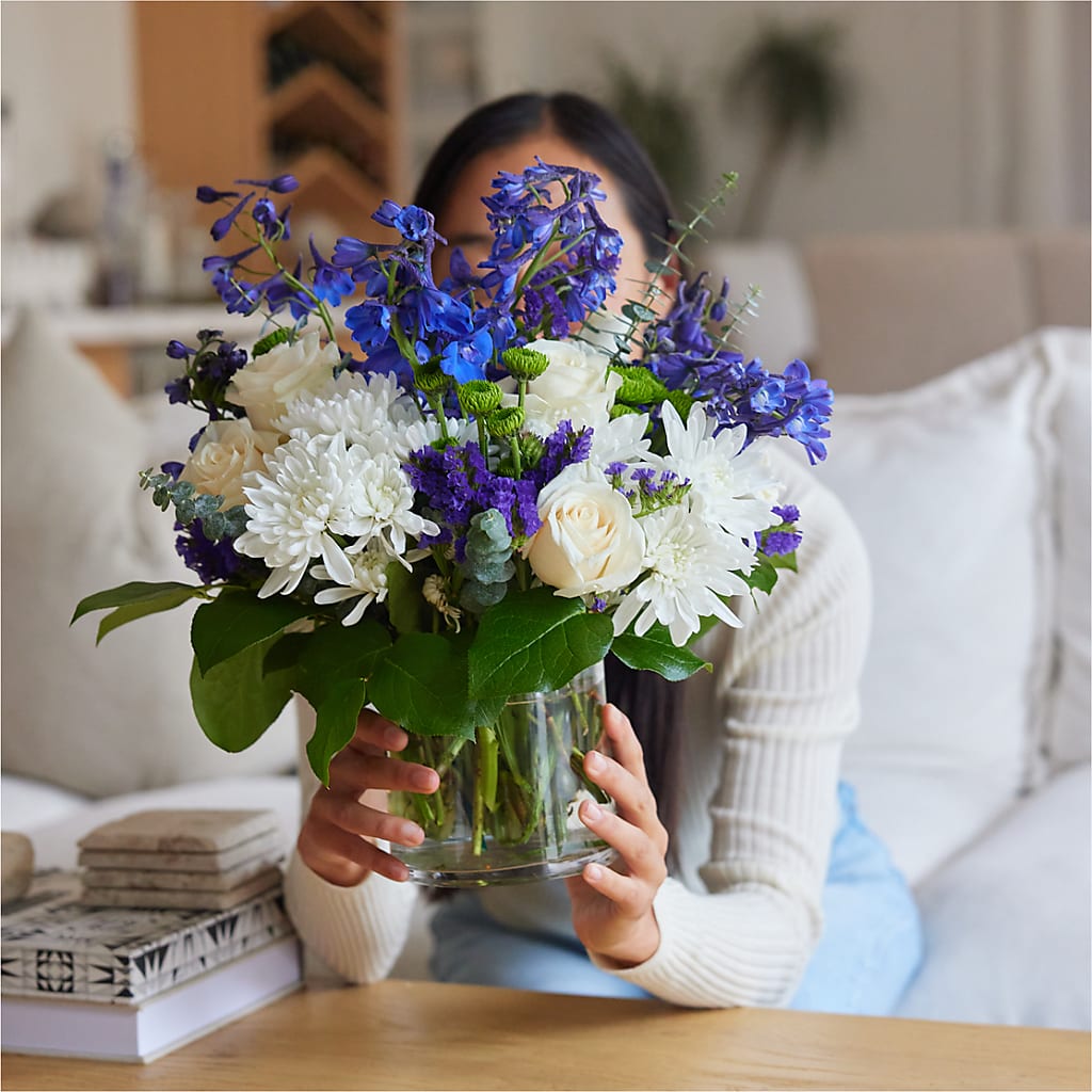 Cerulean Waves Bouquet –  Baldwin Park Florist, Baldwin Park CA