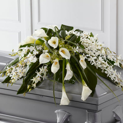 Angel Wings Casket Spray –  Baldwin Park Florist, Baldwin Park CA