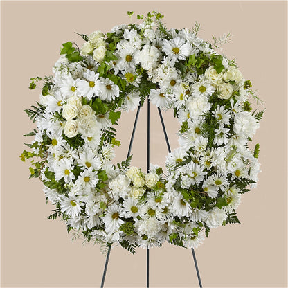 Faithful Wishes Wreath –  Baldwin Park Florist, Baldwin Park CA