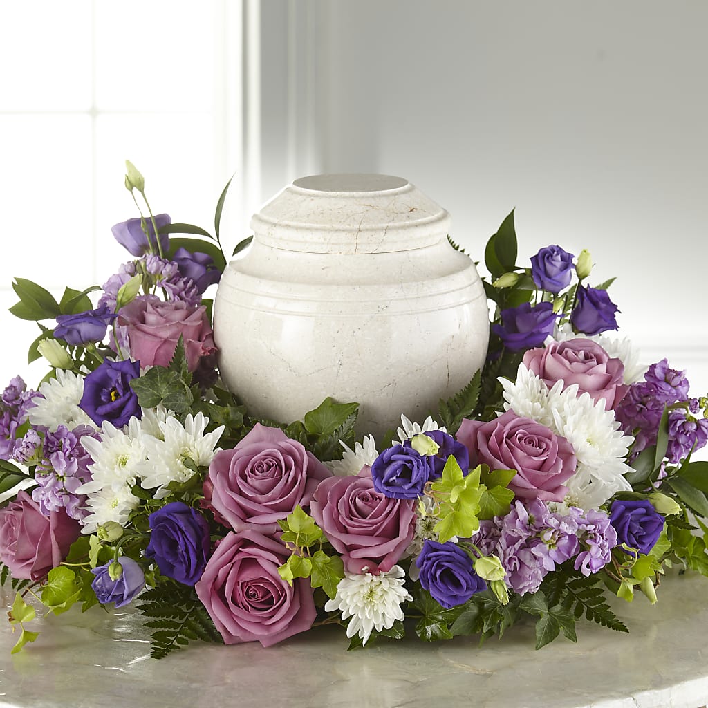Blooming Sympathy Cremation Adornment –  Baldwin Park Florist, Baldwin Park CA