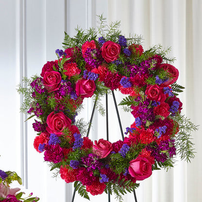 Calming Colors Wreath –  Baldwin Park Florist, Baldwin Park CA
