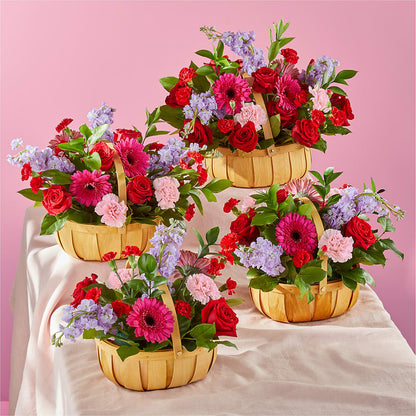 Pink Picnic Basket –  Baldwin Park Florist, Baldwin Park CA