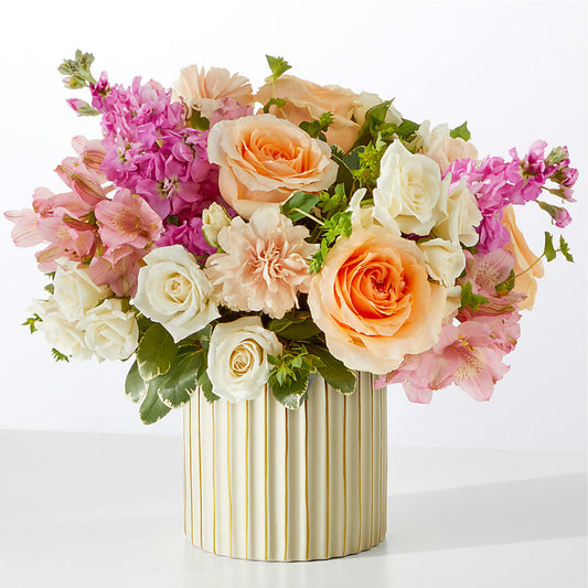 Paradise Bouquet with Ivory Vase –  Baldwin Park Florist, Baldwin Park CA