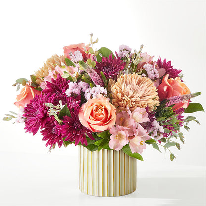 Berry Cobbler Bouquet with Ivory Vase –  Baldwin Park Florist, Baldwin Park CA