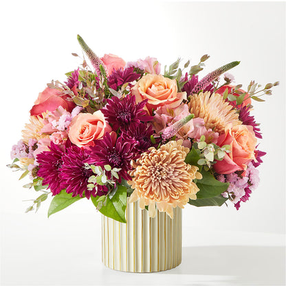 Berry Cobbler Bouquet with Ivory Vase –  Baldwin Park Florist, Baldwin Park CA