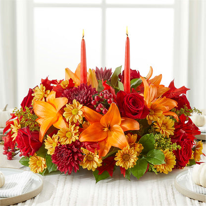 Autumn's Embrace Centerpiece –  Baldwin Park Florist, Baldwin Park CA