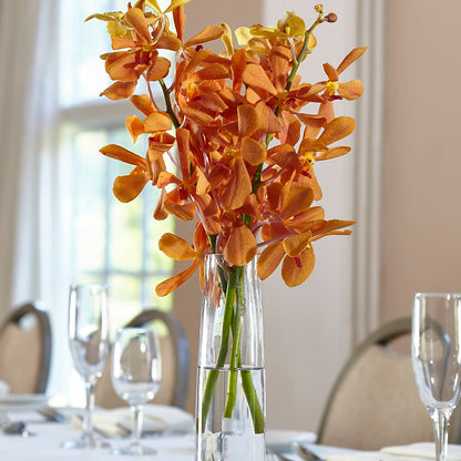 Orange Mokara Bud Vase –  Baldwin Park Florist, Baldwin Park CA